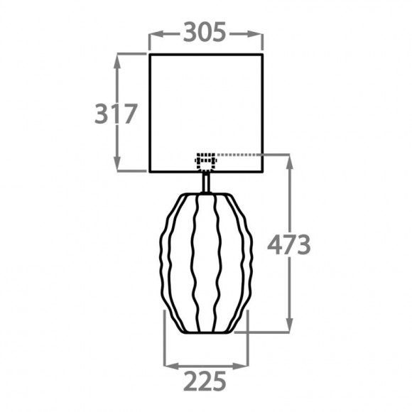 Настольный светильник Bella Figura Vega TL822 Настольный светильник Bella Figura Vega TL822