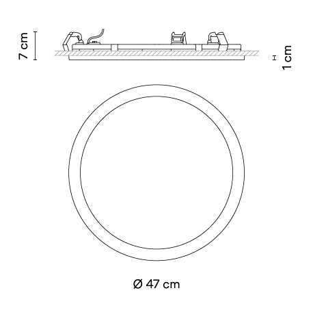 Потолочный светильник Vibia Circle 3363 Потолочный светильник Vibia Circle 3363