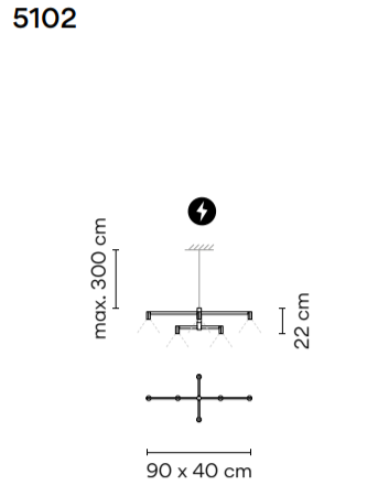 Подвесной светильник Vibia Nexum 5102 Подвесной светильник Vibia Nexum 5102