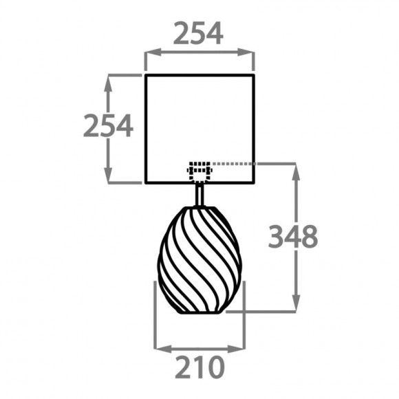 Настольный светильник Bella Figura Vega TL821