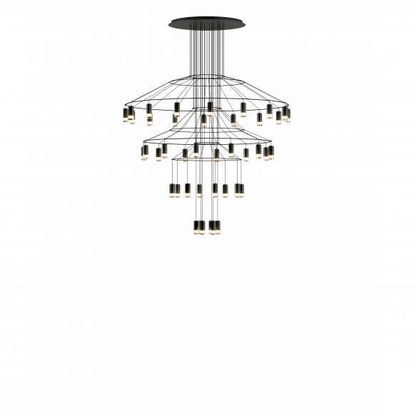 Подвесная люстра Vibia Wireflow chandelier 0377