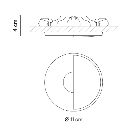 Потолочный светильник Vibia Circle 3350 Потолочный светильник Vibia Circle 3350