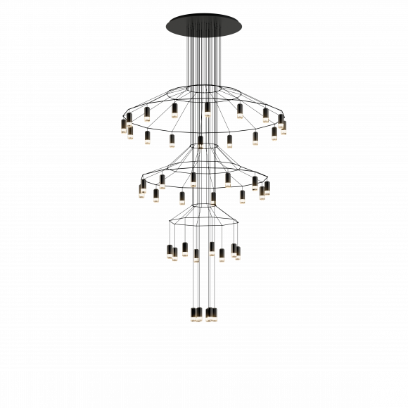 Подвесная люстра Vibia Wireflow chandelier 0378