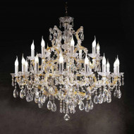 Люстра Beby Group Novecento 930/21+1 Light gold CUT CRYSTAL