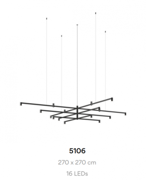 Подвесной светильник Vibia Nexum 5106 Подвесной светильник Vibia Nexum 5106
