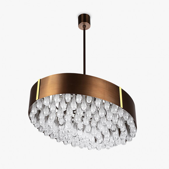 Люстра на штанге Bella Figura Retro Murano CL458-O Люстра на штанге Bella Figura Retro Murano CL458-O