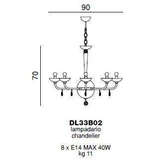 Люстра Beby Group Black tube DL33B02 Chrome Violet Cut Almond Люстра Beby Group Black tube DL33B02 Chrome Violet Cut Almond