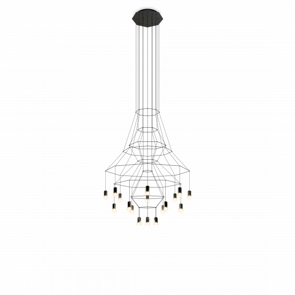 Подвесная люстра Vibia Wireflow chandelier 0315