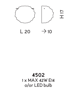 Настенный светильник Sylkom Emisphera 4502 Настенный светильник Sylkom Emisphera 4502