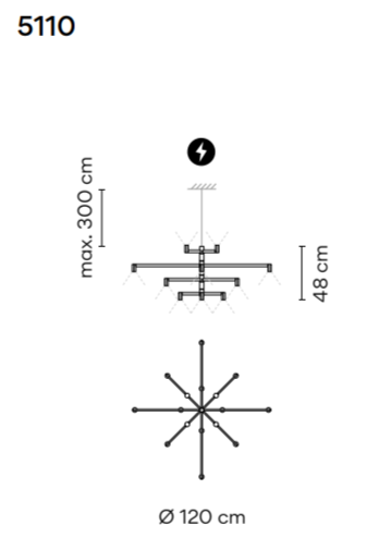 Подвесной светильник Vibia Nexum 5110 Подвесной светильник Vibia Nexum 5110