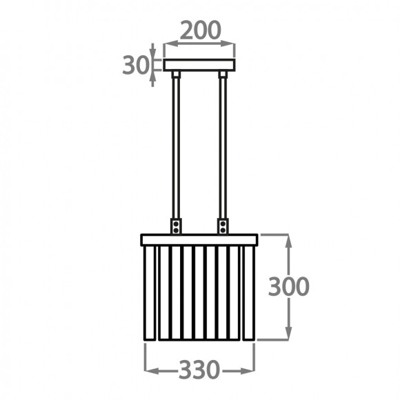 Подвесной светильник Bella Figura Retro Murano CL454