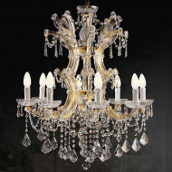 Люстра Beby Group Novecento 765/8 Light gold CUT CRYSTAL