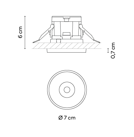 Потолочный светильник Vibia Circle 3303 Потолочный светильник Vibia Circle 3303