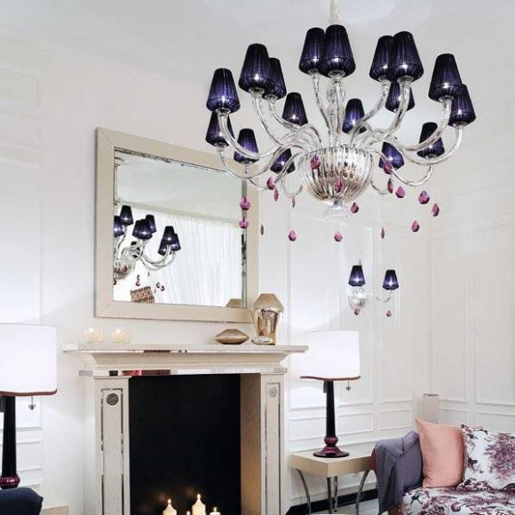 Люстра Beby Group Pure 7820BB1 Chrome Silver Cortina Black Lilac Люстра Beby Group Pure 7820BB1 Chrome Silver Cortina Black Lilac