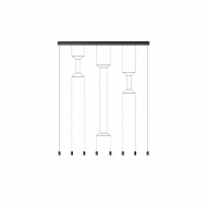 Подвесной светильник Vibia Wireflow lineal 0340 Подвесной светильник Vibia Wireflow lineal 0340
