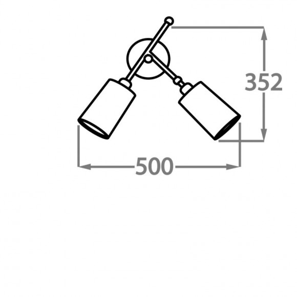 Настенный светильник Bella Figura Vega WL811 Настенный светильник Bella Figura Vega WL811
