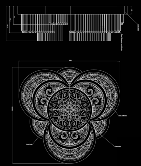 Потолочная люстра Patrizia Volpato Riflessi 5003/PL Потолочная люстра Patrizia Volpato Riflessi 5003/PL