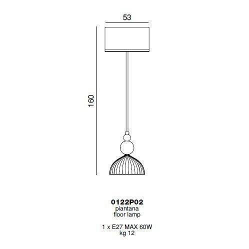 Торшер Beby Group Star 0122P02 Chrome Emerald 311 Торшер Beby Group Star 0122P02 Chrome Emerald 311