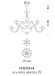 Подвесной светильник Sylkom Candiano 1532/12+6 Подвесной светильник Sylkom Candiano 1532/12+6
