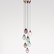 Подвесной светильник Beby Group Peonia 7701E01 Light Gold Red Sensuelle