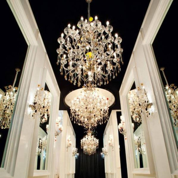 Люстра Beby Group Queen of Roses 9000B21 Gold Swarovski Plaque