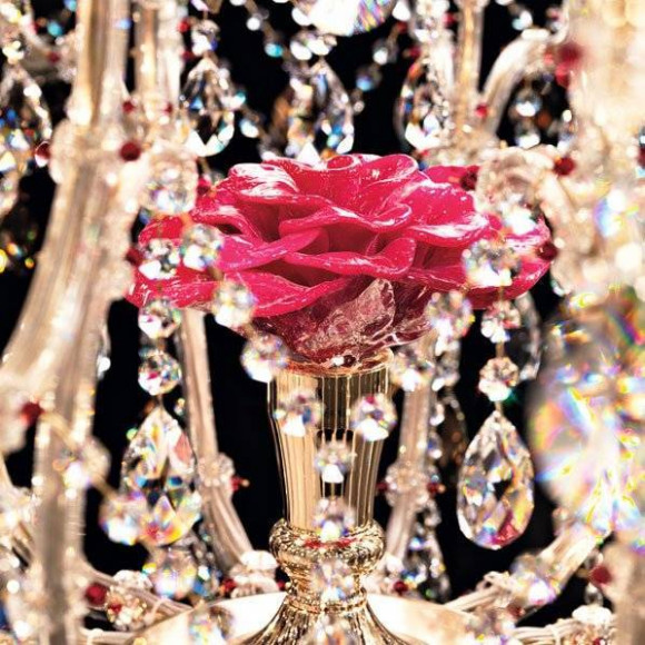 Люстра Beby Group Queen of Roses 9000B21 Gold Swarovski Plaque