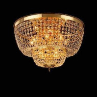 Потолочный светильник Beby Group Opera 2004/12PL Light gold CUT CRYSTAL Потолочный светильник Beby Group Opera 2004/12PL Light gold CUT CRYSTAL