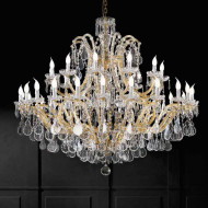 Люстра Beby Group Novecento 906/24+12 Light gold HALF CUT