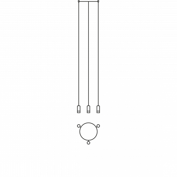 Подвесной светильник Vibia Wireflow free-form 0363
