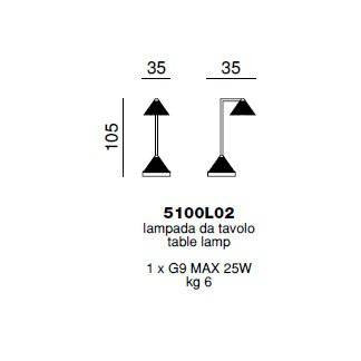 Настольная лампа Beby Group Crystal sand 5100L02 Chrome