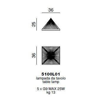 Настольная лампа Beby Group Crystal sand 5100L01 Chrome Настольная лампа Beby Group Crystal sand 5100L01 Chrome