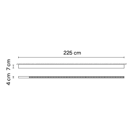 Потолочный светильник Vibia Offset 1757 Потолочный светильник Vibia Offset 1757