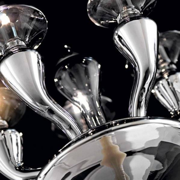 Торшер Beby Group Silver night 0200P01 White Leather 01 Silver Grey Торшер Beby Group Silver night 0200P01 White Leather 01 Silver Grey