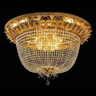 Потолочный светильник Beby Group Opera 2072/16PL Light gold CUT CRYSTAL Потолочный светильник Beby Group Opera 2072/16PL Light gold CUT CRYSTAL