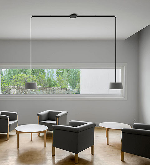 Подвесной светильник Vibia Tube 6160  Подвесной светильник Vibia Tube 6160