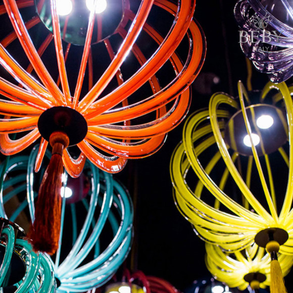 Подвесной светильник Beby Group Planet nine 0660B01 Chromed plated Lemon Ice