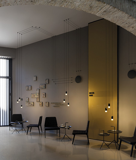 Подвесной светильник Vibia Wireflow free-form 0347 Подвесной светильник Vibia Wireflow free-form 0347