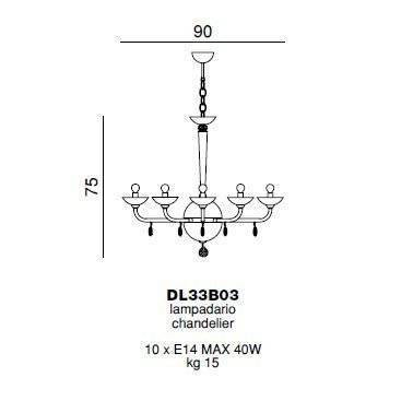 Люстра Beby Group Black tube DL33B03 Chrome Dark Rome Cut Almond Люстра Beby Group Black tube DL33B03 Chrome Dark Rome Cut Almond