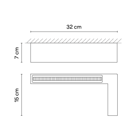 Потолочный светильник Vibia Offset 1745 Потолочный светильник Vibia Offset 1745