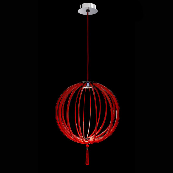 Подвесной светильник Beby Group Planet nine 0660B01 Chromed plated Red Sensuelle
