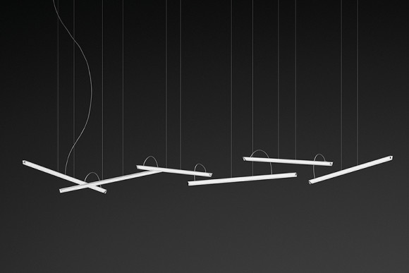 Подвесной светильник Vibia Halo lineal 2343 Подвесной светильник Vibia Halo lineal 2343