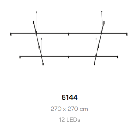 Подвесной светильник Vibia Nexum 5144 Подвесной светильник Vibia Nexum 5144
