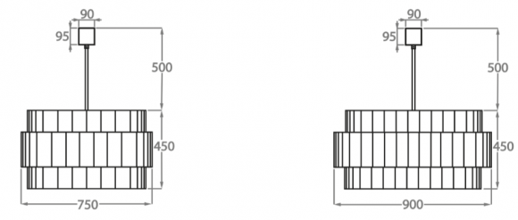 Люстра на штанге Bella Figura Retro Murano CL439 Люстра на штанге Bella Figura Retro Murano CL439