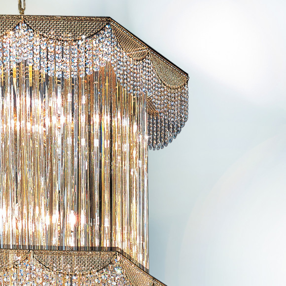 Каскадная люстра Patrizia Volpato Cristalli 5015/70 Каскадная люстра Patrizia Volpato Cristalli 5015/70