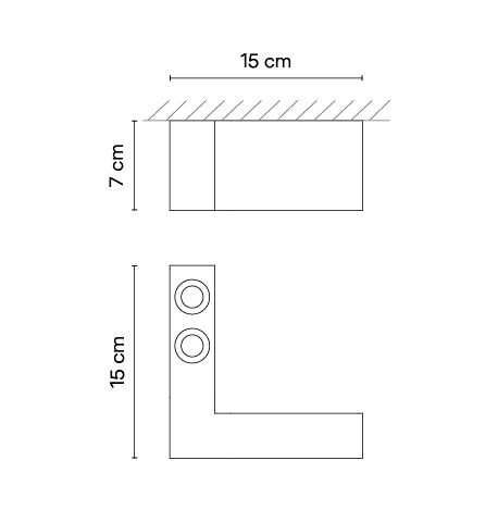 Потолочный светильник Vibia Offset 1725 Потолочный светильник Vibia Offset 1725