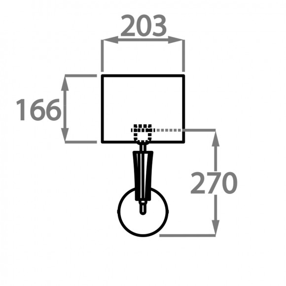 Настенный светильник Bella Figura Moonlight WL212 Настенный светильник Bella Figura Moonlight WL212