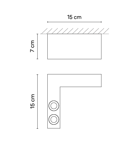 Потолочный светильник Vibia Offset 1727 Потолочный светильник Vibia Offset 1727