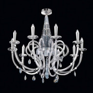 Потолочная люстра Beby Group Crystal rain 0230B01 Chrome Trasparent Cut Crystal