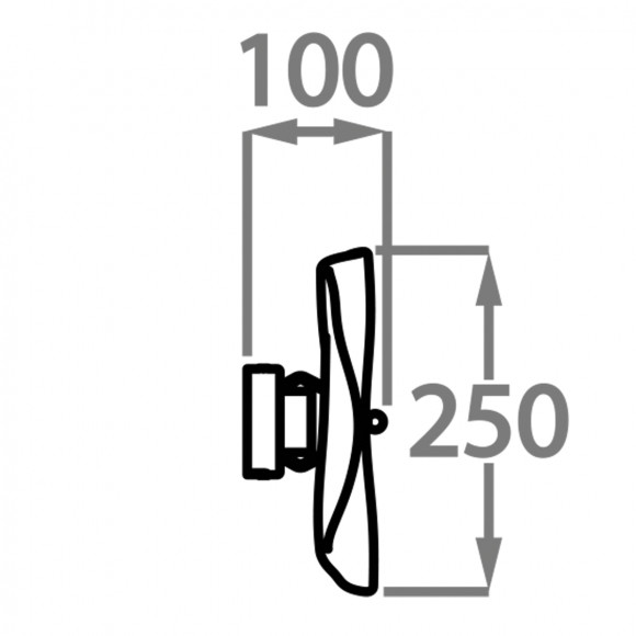 Настенный светильник Bella Figura Moonlight WL207-LA Настенный светильник Bella Figura Moonlight WL207-LA