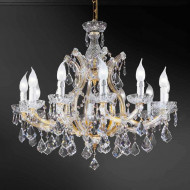 Люстра Beby Group Novecento 750/12 Light gold CUT CRYSTAL